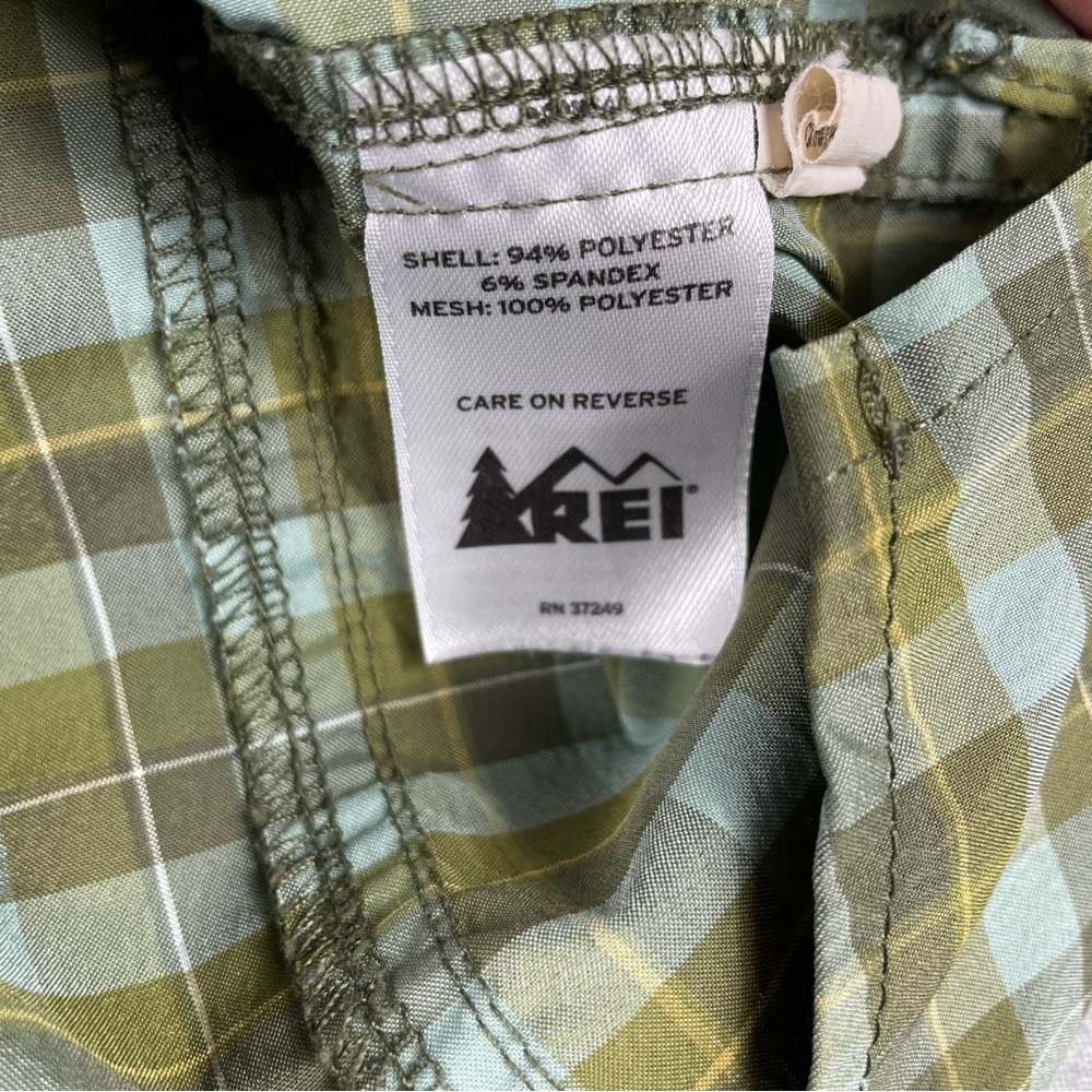 Men's‎ REI Polyester/Spandex Blend Short Sleeve Button Down Shirt Large 0008 - Picture 10 of 10